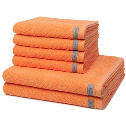ROSS Smart Handtuch-Set (6-teilig) Nektarine Coral 