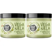 Feel FIT VEGANELA 45% Pistazie, natürliche und vegane Pistaziencreme ohne Zuckerzusatz und ohne Palmöl, 200 g (Packung mit 2)