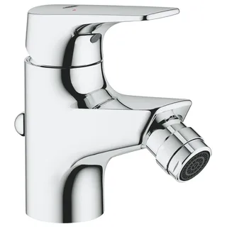Grohe BauFlow chrom, mit Ablaufgarnitur aus Kunststoff