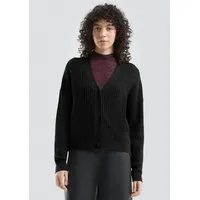 QS Strickjacke | schwarz - L