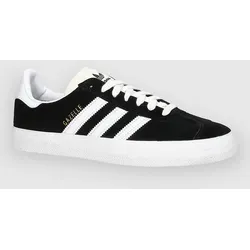 adidas Skateboarding Gazelle Adv Skateschuhe cblack / ftwwht / goldmt Gr. 4.5