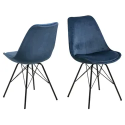 Erin Esszimmerstuhl blau.