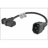 MicroConnect Power Adapter C13 C14 Angled Marke
