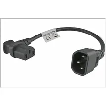 MicroConnect Power Adapter C13 C14 Angled Marke