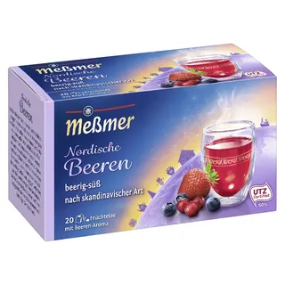 Meßmer Nordische Beeren 20 Teebeutel | Glutenfrei | Laktosefrei | Vegan