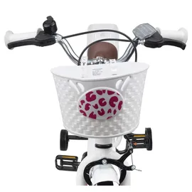 vidaXL Kinderfahrrad 12 Zoll RH 0 cm weiß