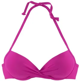 s.Oliver Push-Up-Bikini-Top Damen Pink 40 Cup A