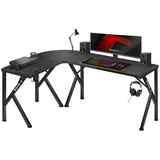 huzaro Eckschreibtisch Hero 6.3 Schwarz
