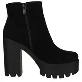 Elara Damen Stiefeletten Chelsea Boots Chunkyrayan HQ115 Black-40