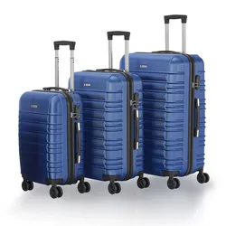 Hartschalen Kofferset Rom - Blau