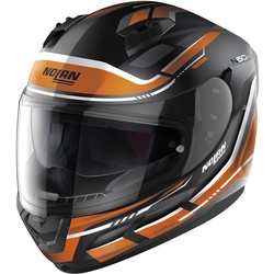 Nolan N60-6 Lancer Helm, zwart-oranje, S Voorman