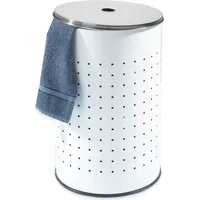Home4You Wäschesammler - Edelstahl - 54 Liter - H cm