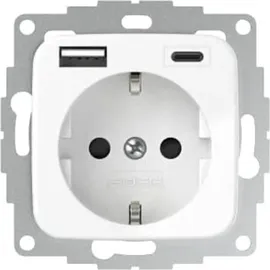 2USB Einbausteckdose 2USB 2U-449368 Weiß