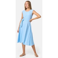 PM SELECTED Damen Ärmelloses Sommerkleid Dress mit Bindeband in Einheitsgröße PM26