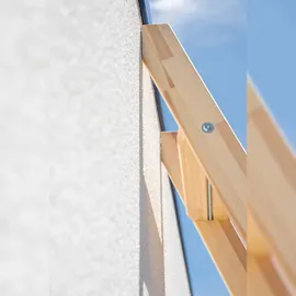 Proregal Stufen-Anlegeleiter Holz 8 Stufen