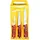 Friedr. Dick Messerset 3-tlg. Ausbeinmesser 13 cm/Stechmesser 18 cm/Blockmesser 21 cm Holzgriff Braun/Silber