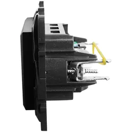 Legrand Computersteckdose 2xRJ45 CAT5e FTP schwarz Niloe Step 2410
