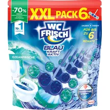 WC-Frisch WC FRISCH Kraft Aktiv Duftspüler Blau Ozeanfrische 6er 6x50g