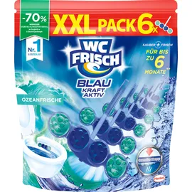 WC-Frisch WC FRISCH Kraft Aktiv Duftspüler Blau Ozeanfrische 6er 6x50g