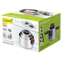 Maestro Topf-Set 6-tlg. Kochtopf + Glasdeckel