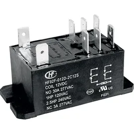 HONGFA HF92F-024D-2A21S Steckrelais 24 V/DC 30A 2 Schließer 1St.