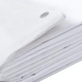 Woltu Abdeckplane 180g-m2 weiß 4x5m