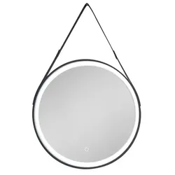 Spiegel mit SAT-Sensor 60x60 cm schwarz SATZREMLED60CE