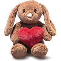 Steiff Soft Cuddly Friends Hoppie Hase 16 cm Braun/Rot