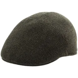 Lodenhut Faustmann Schiebermütze Jagdmütze oliv/grün Flatcap wasserabweisend M