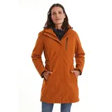 KILLTEC Damen Funktionsparka/Parka mit abzippbarer Kapuze KOW 165 WMN PRK, dark curry, 50,
