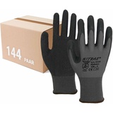 Nitras Nylotex 3520 Latexbeschichtung schwarz, Grip, Gr.: 10