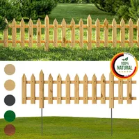 Pemicont Floranica 1 STK Gartenzaun Vorgartenzaun Steckzaun Friesenzaun Zierzaun