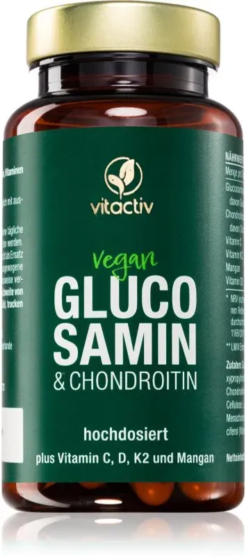 Vitactiv Glucosamin & Chondroitin Kapseln zur Unterstützung der Gesundheit des Bewegungsapparats 60 KAP