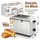 Clatronic TA 3822 inox Toaster Edelstahl
