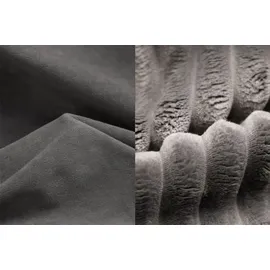 kaiser möbel Modernes L-förmiges Designer-Ecksofa Modena Soft Dunkelgrau Rechts