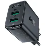 ACEFAST Ladegerät 2x USB 18W QC 3.0, AFC, FCP schwarz (A33 schwarz) - Schwarz