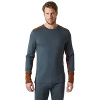 HELLY HANSEN Lifa Merino Midweight Langarm-t-shirt - Alpine Frost - 2XL