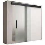 doporro Glasschiebetür Softclose Schwarz