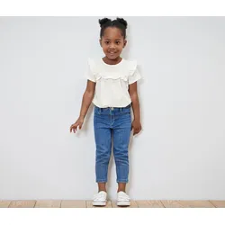 Tchibo - Kinder-T-Shirt - Mädchen - Gr. 110/116 - weiß