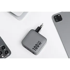 forcell F-Energy Ladegerät mit 3x USB C und USB A - 100W PD und Quick Charge 4.0
