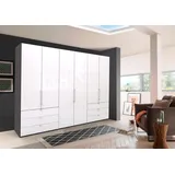 Wiemann Falttürenschrank Loft 300 x 216 x 58 cm Weiß/Beige