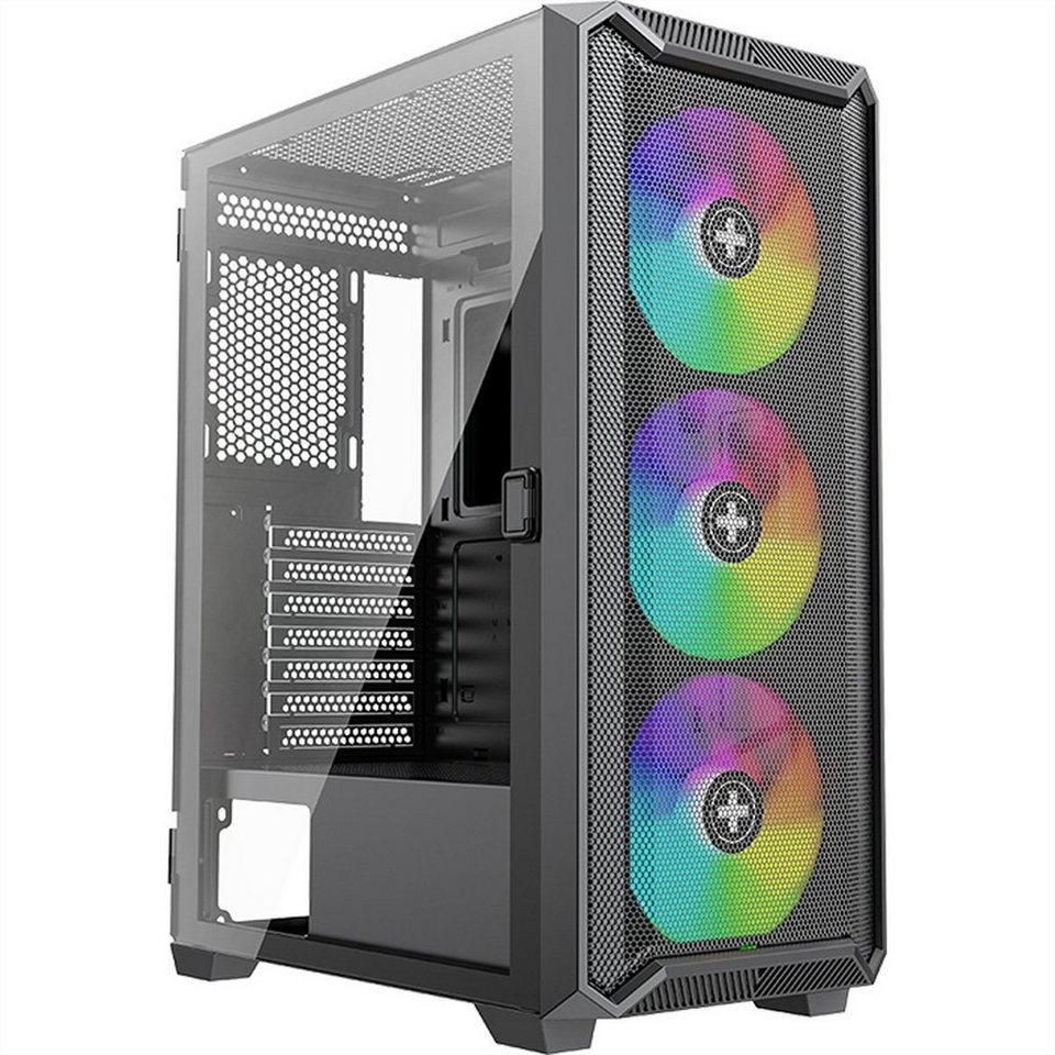 Xilence PC-Gehäuse Xilent Blade II X613 RGB Gaming PC Gehäuse, RGB ATX Midi Tower schwarz