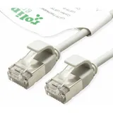 ROLINE GREEN 21443303 - Cat.6a slim, grau, 1 m