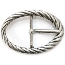rettungsring gürtel Gürtelschnalle Dorn Oval Gedreht Silber 100 cm