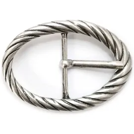 rettungsring gürtel Gürtelschnalle Dorn Oval Gedreht Silber 100 cm
