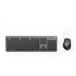 Hama KMW-700 Tastatur Maus enthalten RF Wireless QWERTZ Deutsch Anthrazit, Schwarz