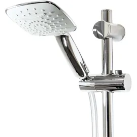 tecuro ew-120Q Brauseset mit 2 Funktionen Chrom 160 cm