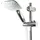 tecuro ew-120Q Brauseset mit 2 Funktionen Chrom 160 cm