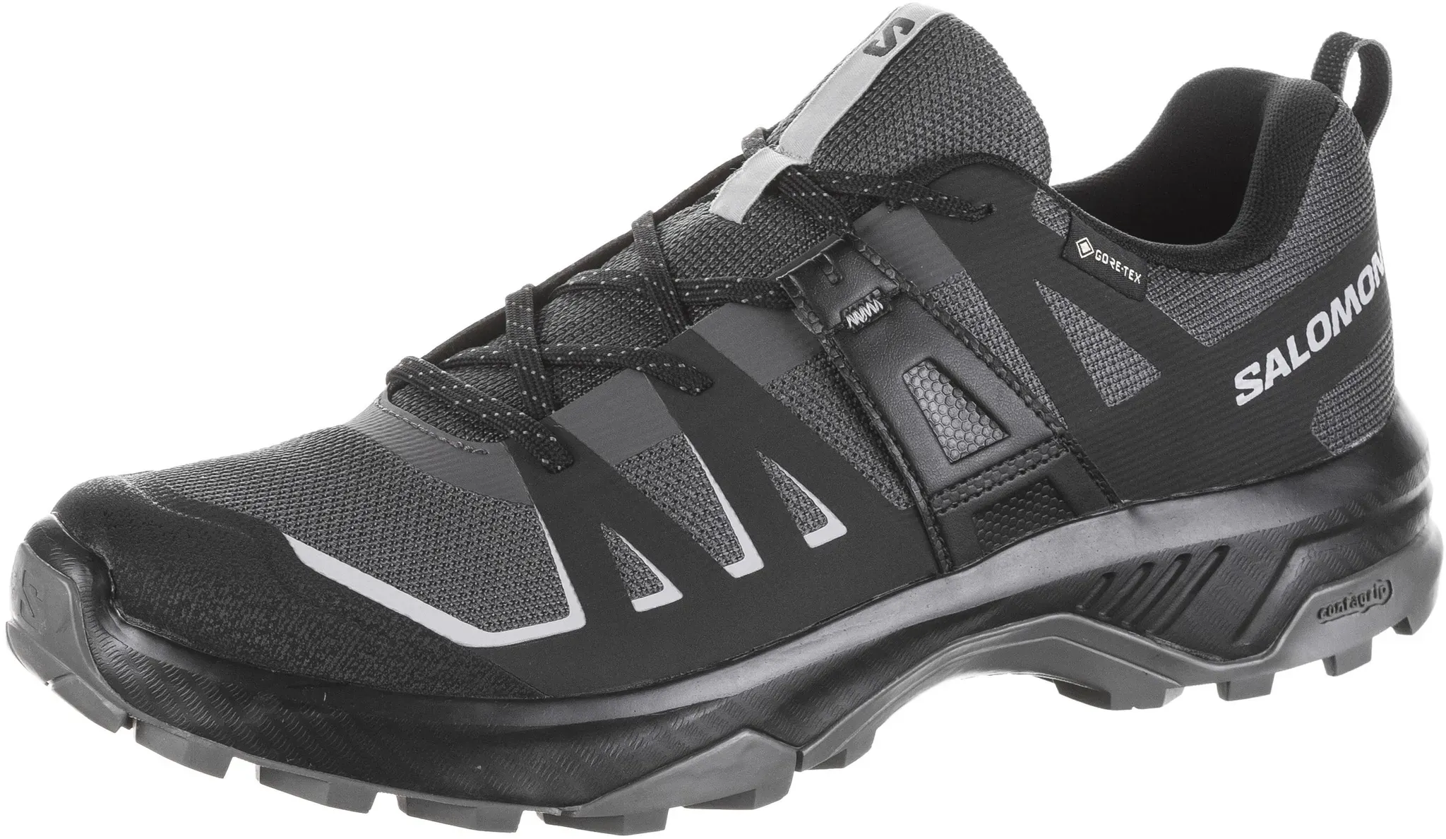 Salomon EXTEND Wanderschuhe Herren in asphalt-black-pewter, Größe 46 2/3 - grau