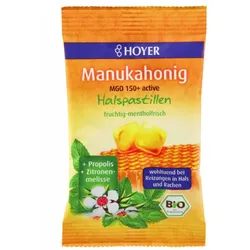Hoyer Manuka Honig Halspastillen Zm Mgo 250+ 30 g
